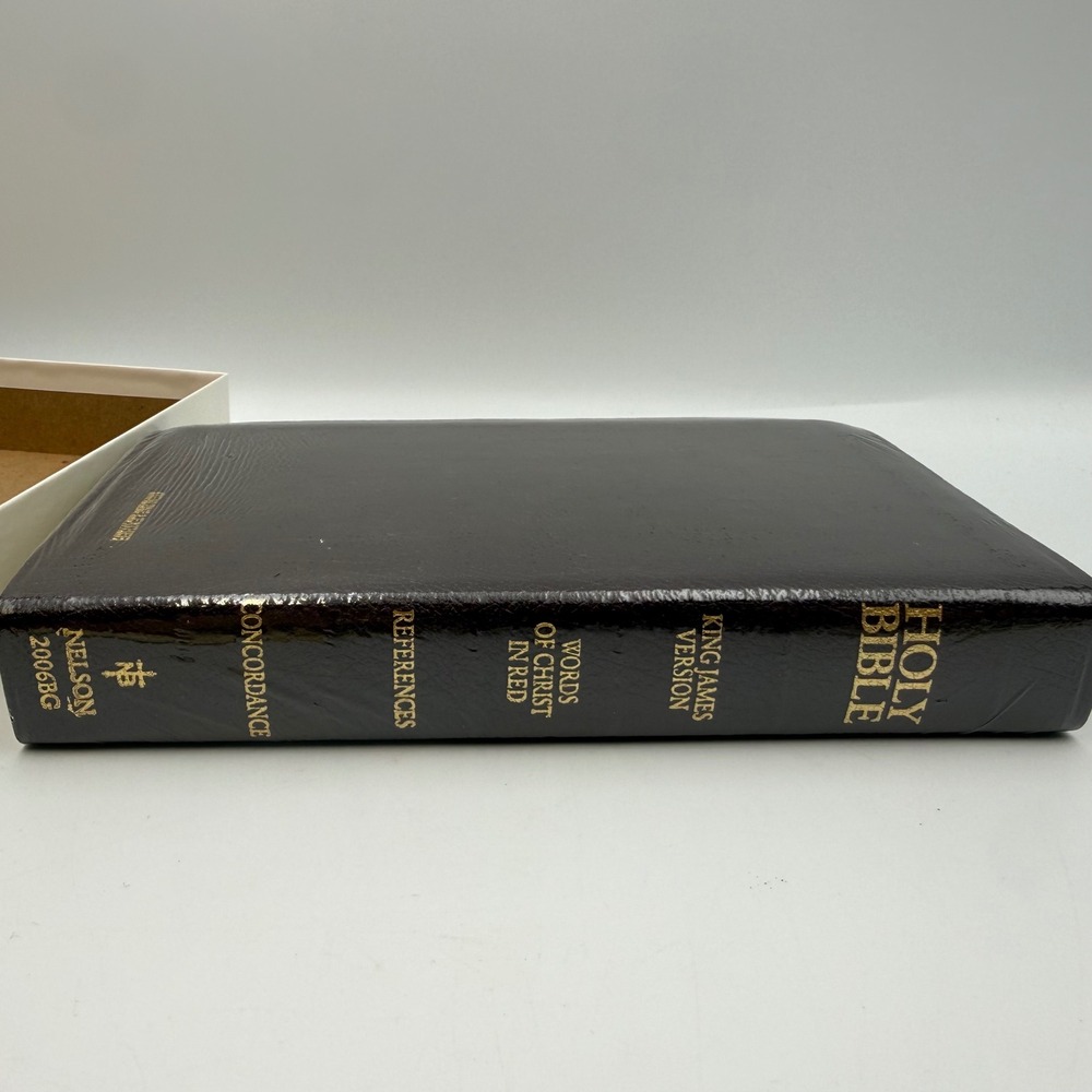 Thomas Nelson KJV Holy Bible Reference Edition Burgundy Genuine Leather 2006BG - Picture 7 of 7